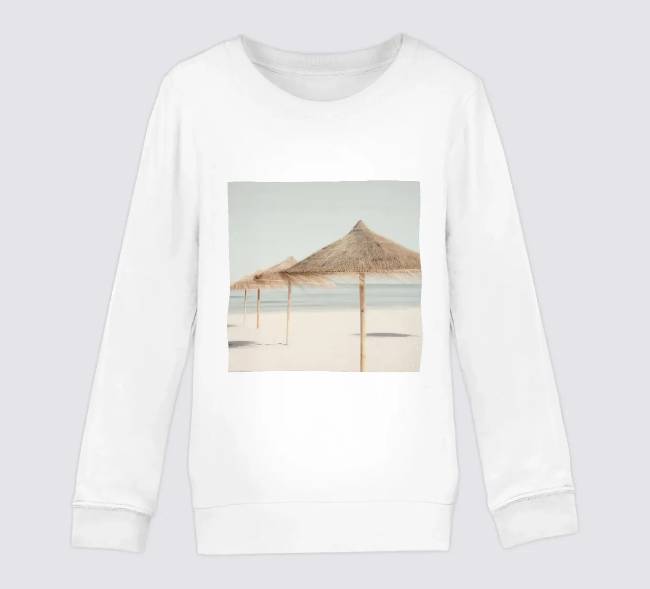Coastal Calm – Minimalist Beach Photography felpa bambino da Vela Luna