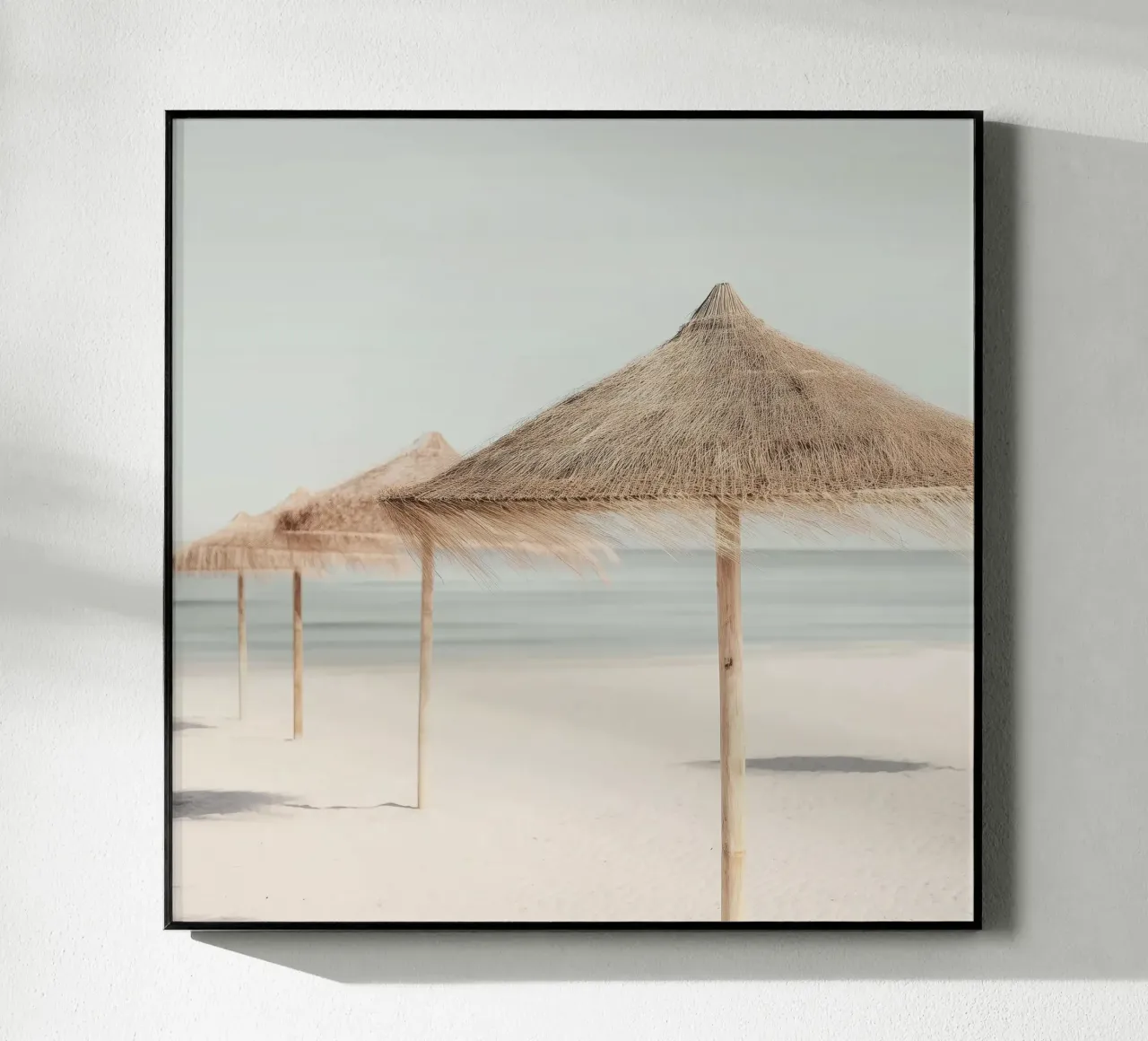 Coastal Calm – Minimalist Beach Photography acrylic glass by Vela Luna