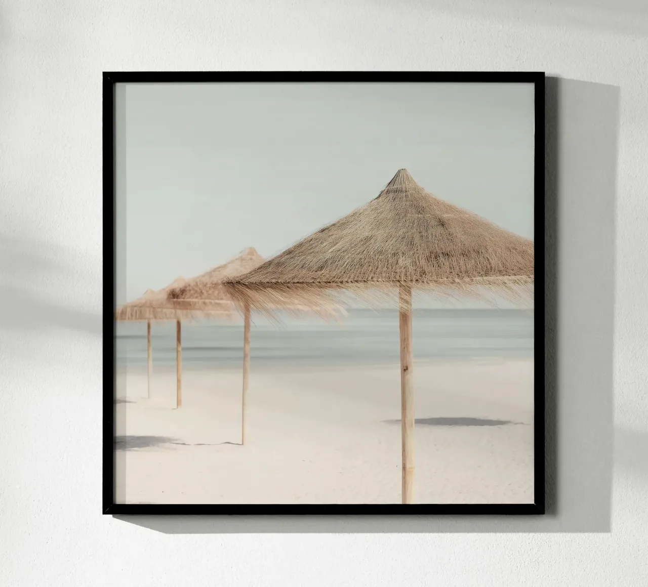 Coastal Calm – Minimalist Beach Photography poster by Vela Luna