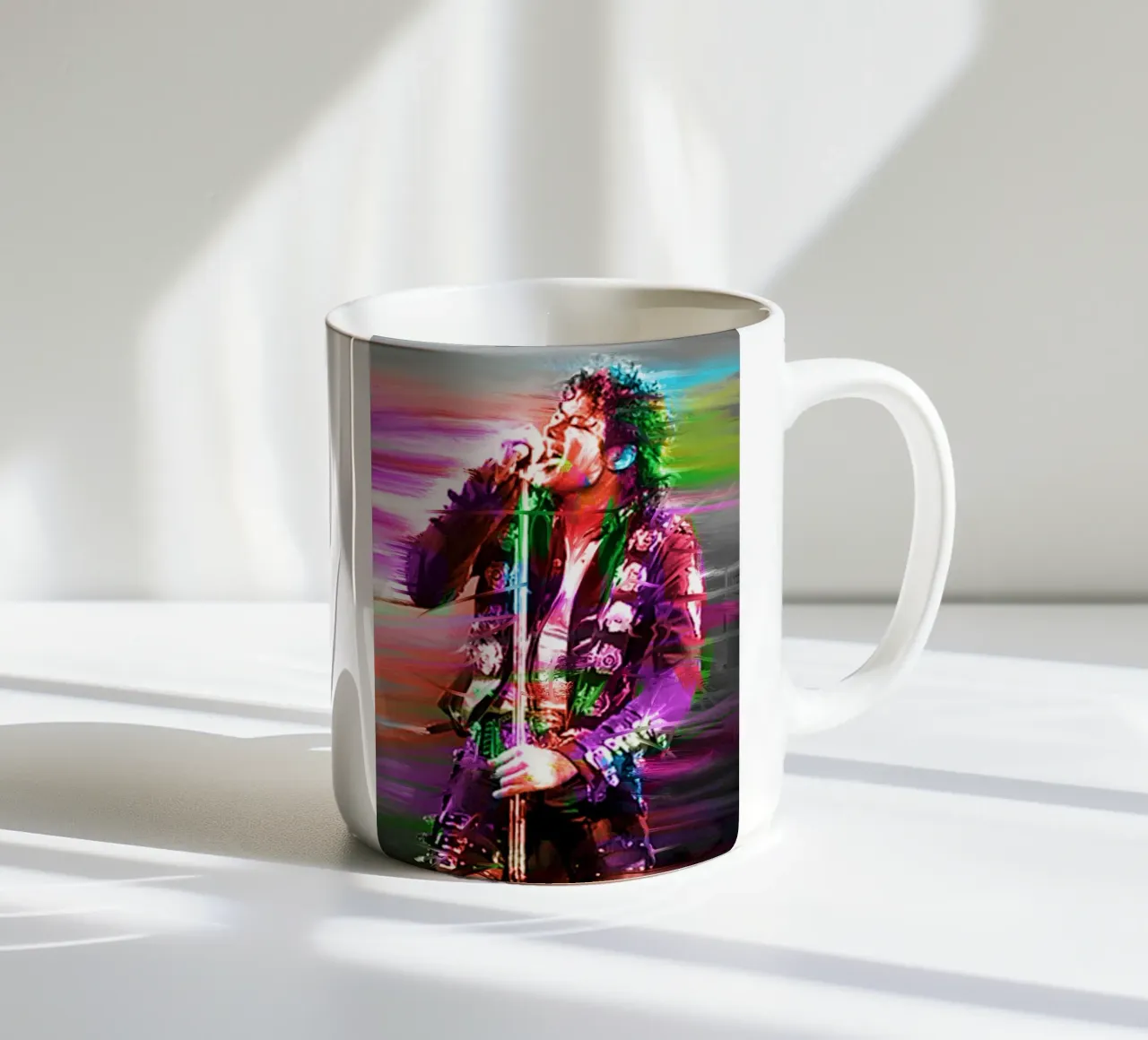 Michael Jackson art tazza in ceramica da Lembayung art