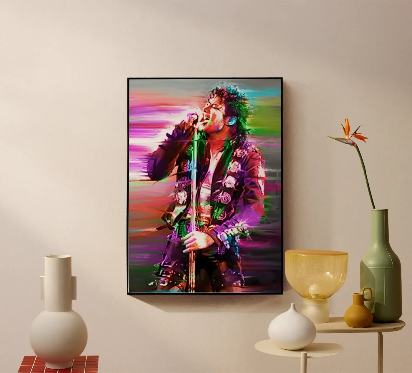 Michael Jackson art acryl van Lembayung art