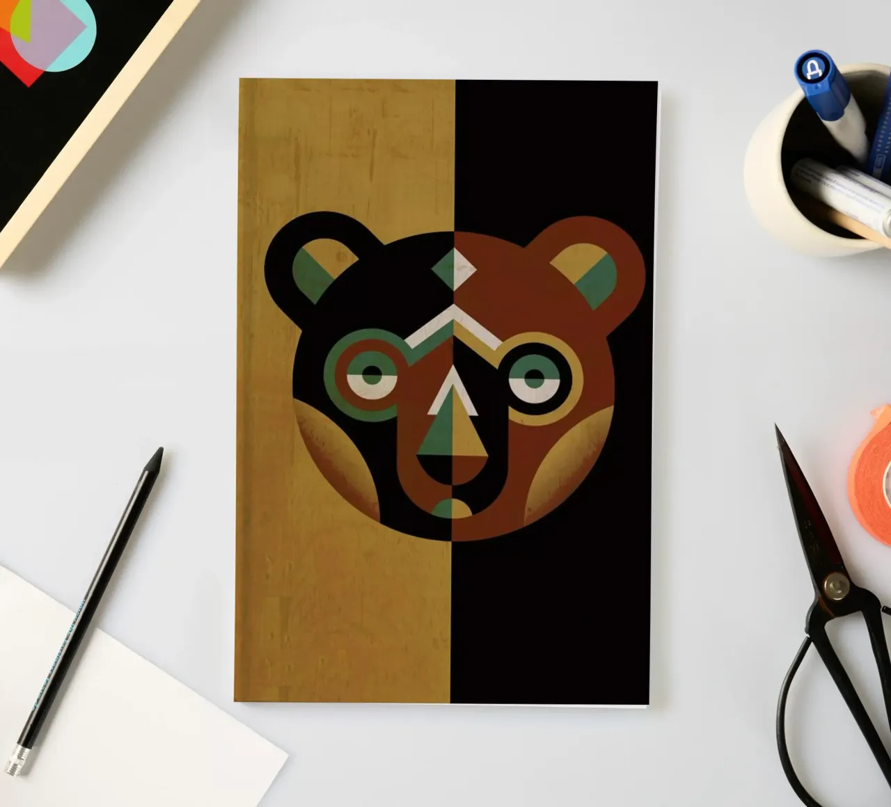 Bear notebook by Oscar Odd Diodoro