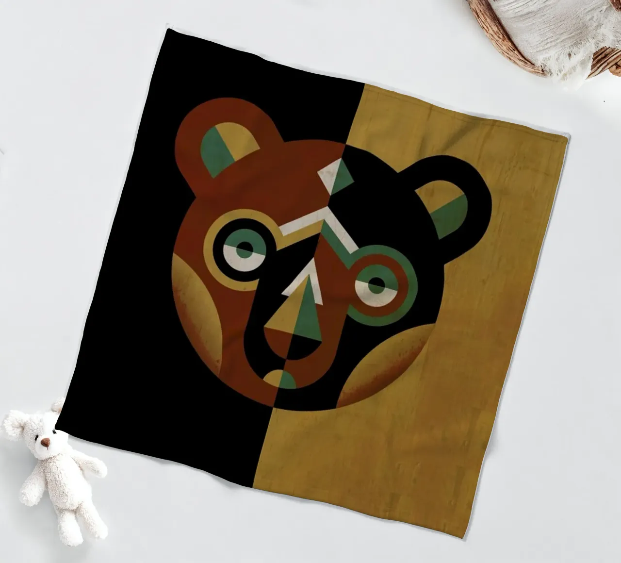 Bear fleecedeken van Oscar Odd Diodoro