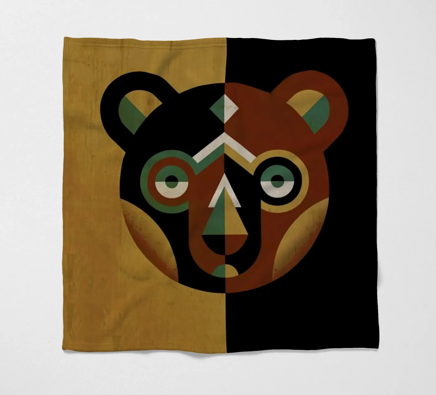 Bear fleecedeken van Oscar Odd Diodoro