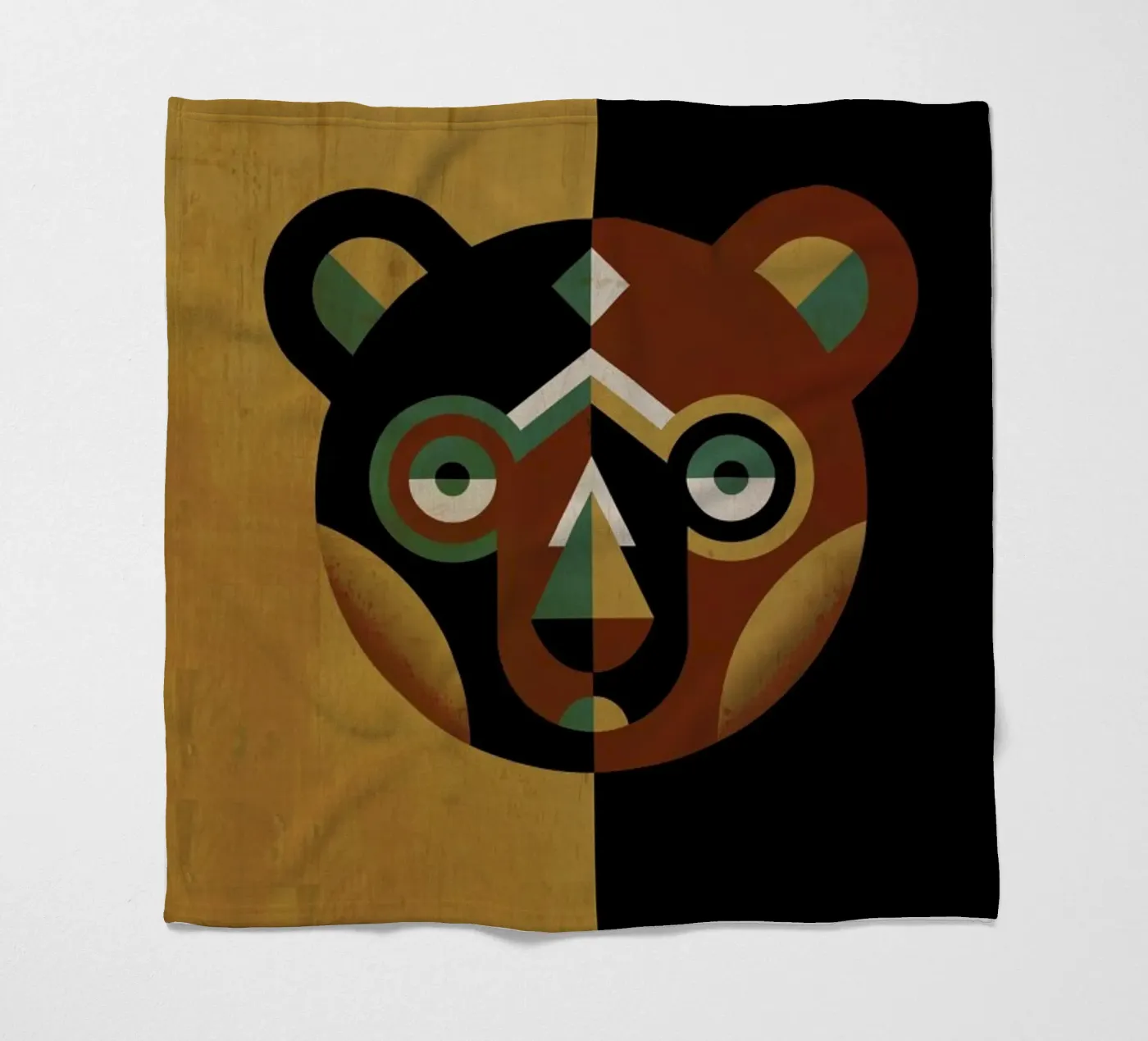 Bear plaid polaire de Oscar Odd Diodoro