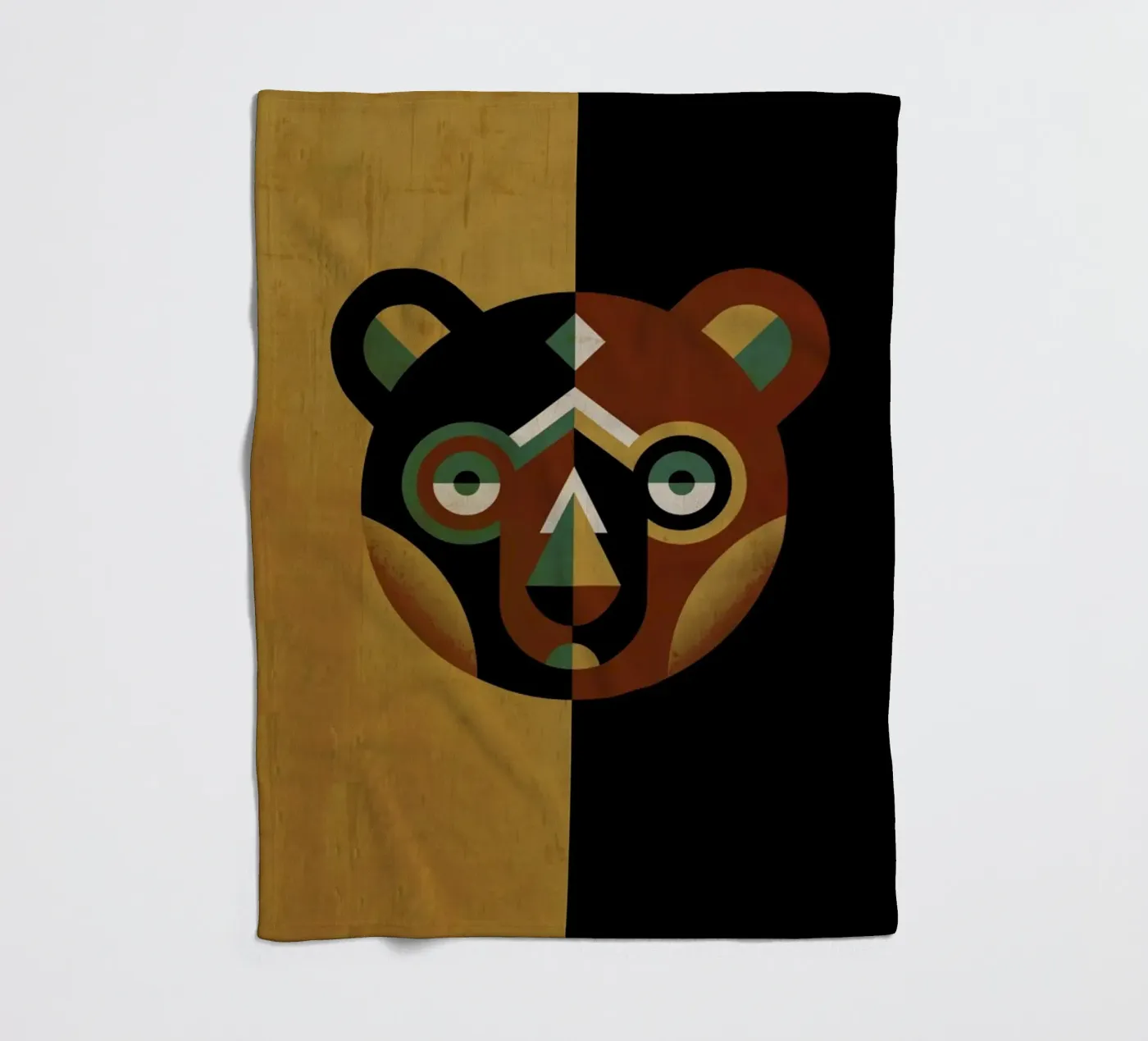 Bear plaid polaire de Oscar Odd Diodoro