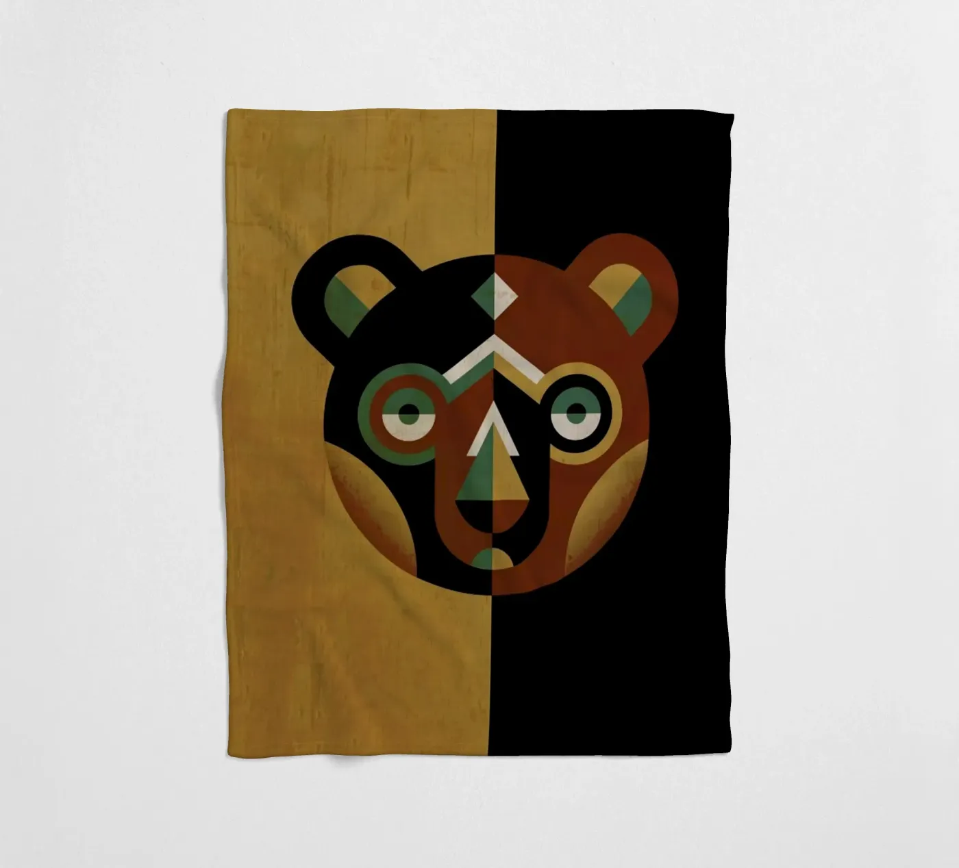 Bear fleecedeken van Oscar Odd Diodoro