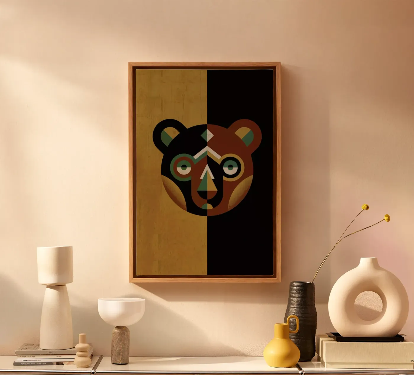 Bear canvas van Oscar Odd Diodoro
