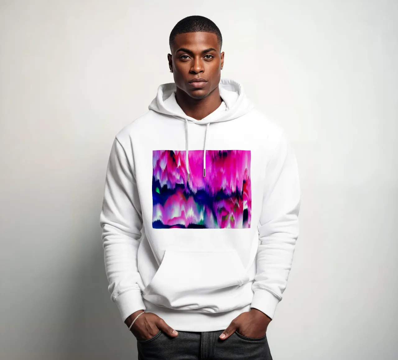 FASCINATE - Glitch felpa con cappuccio da Petra Lang