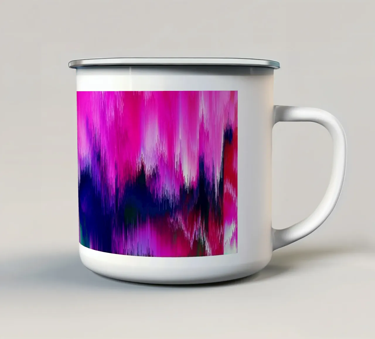 FASCINATE - Glitch tazza in smalto da Petra Lang