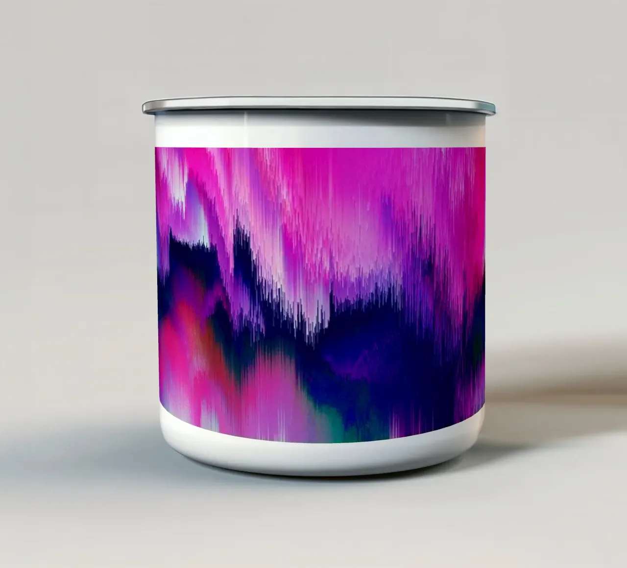 FASCINATE - Glitch tazza in smalto da Petra Lang