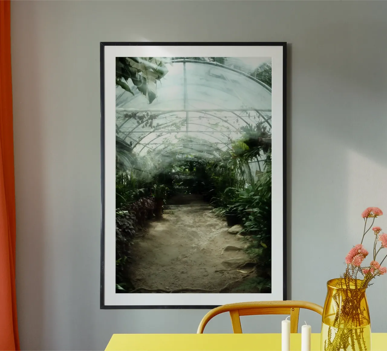 GREENHOUSE III poster with plastic frame by Grumpz