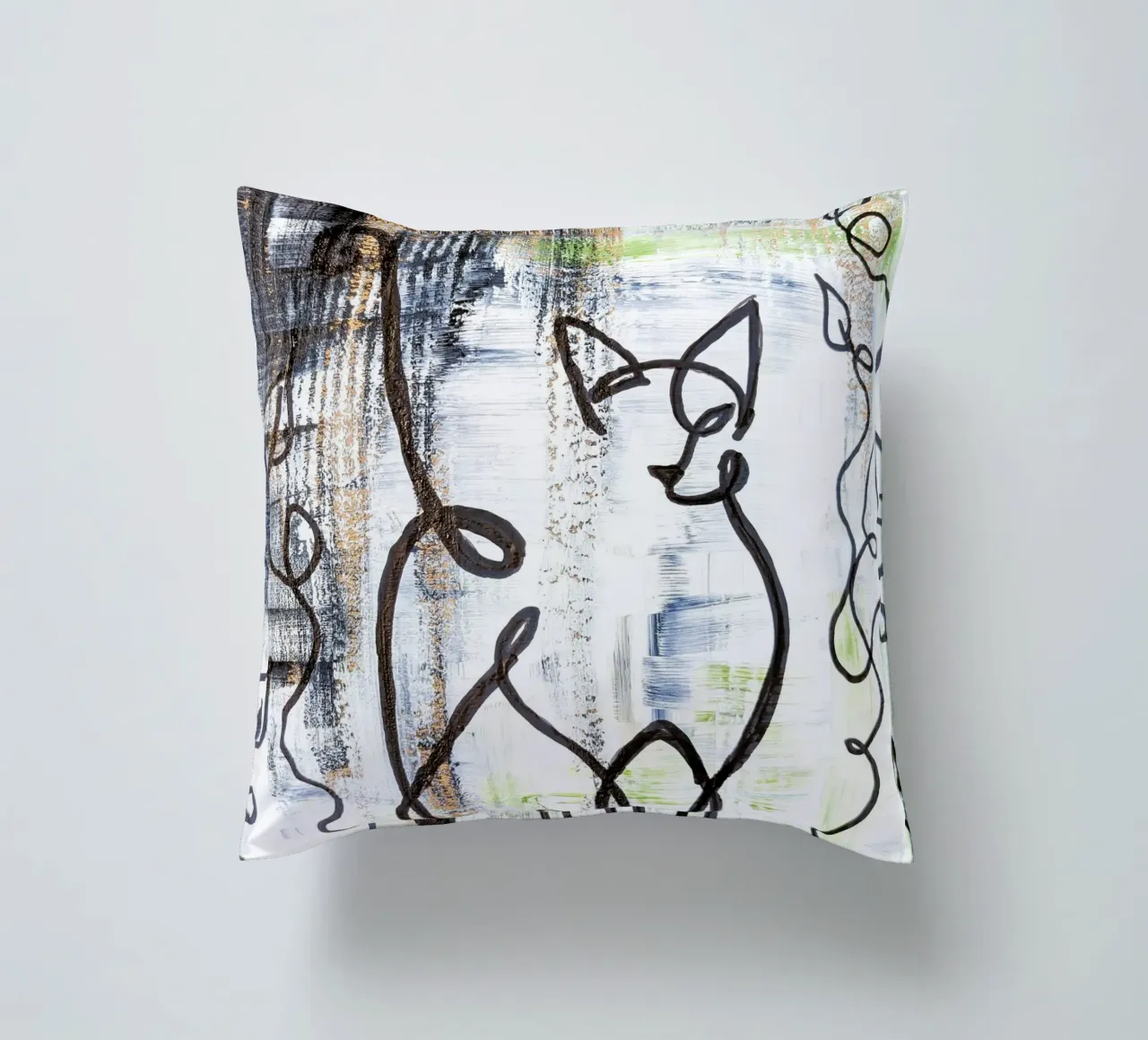 Katze 2 cuscino da sum2proveDesign