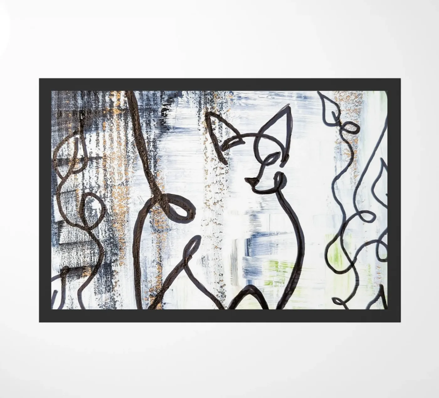 Katze 2 doormat by sum2proveDesign