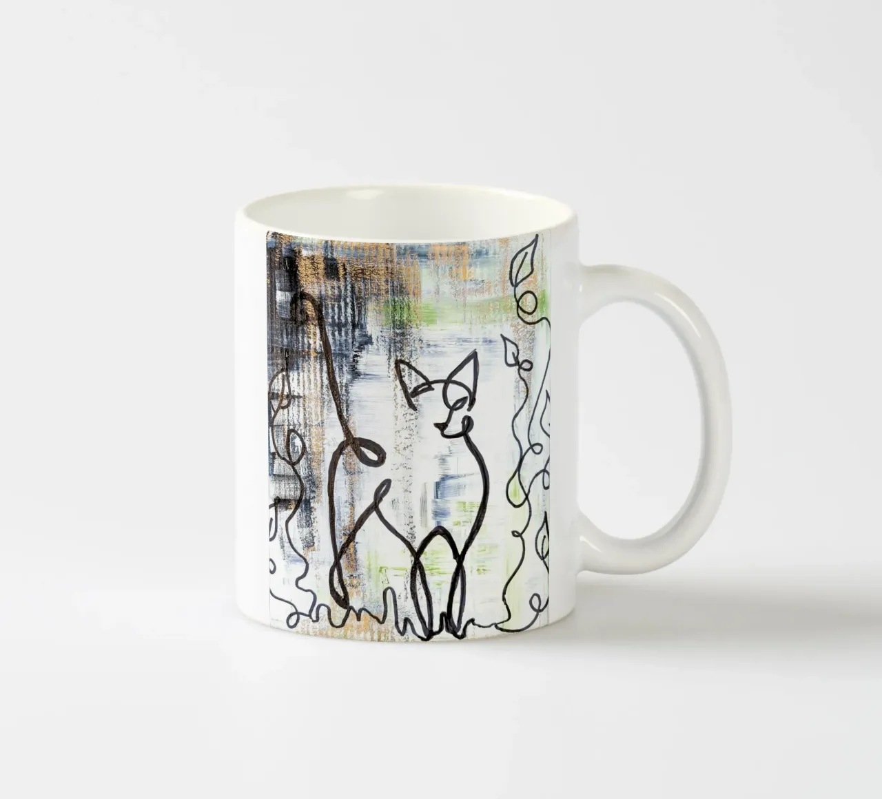 Katze 2 tazza in ceramica da sum2proveDesign