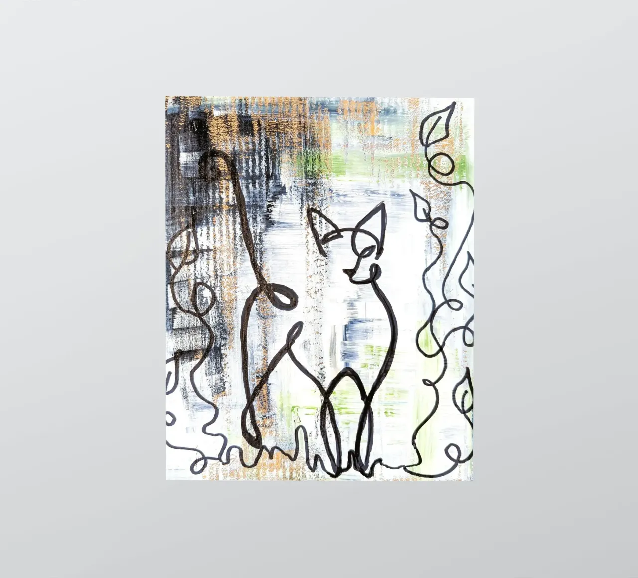 Katze 2 sticker by sum2proveDesign