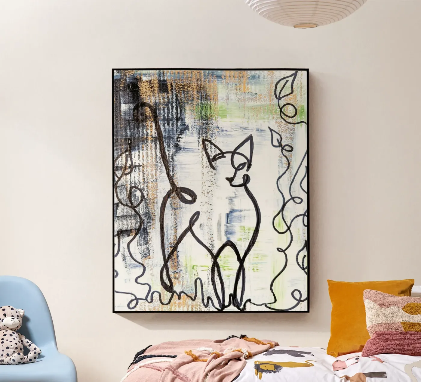 Katze 2 acryl van sum2proveDesign