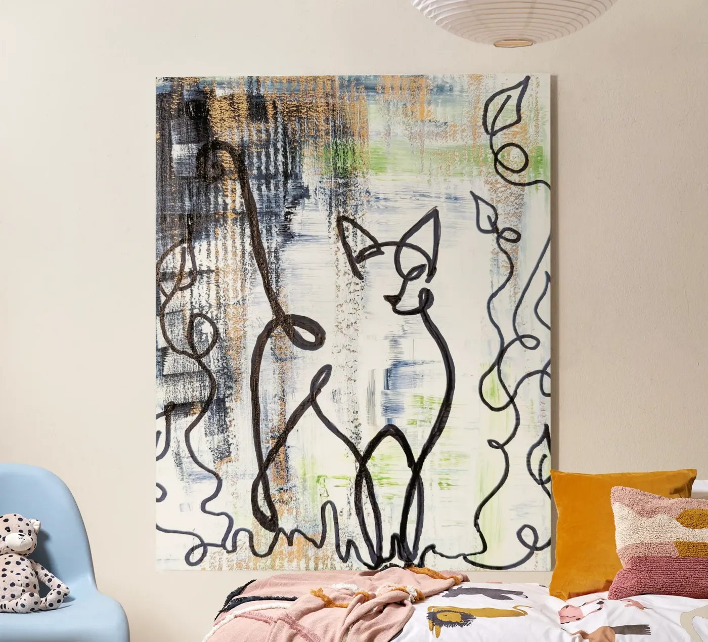 Katze 2 acryl van sum2proveDesign