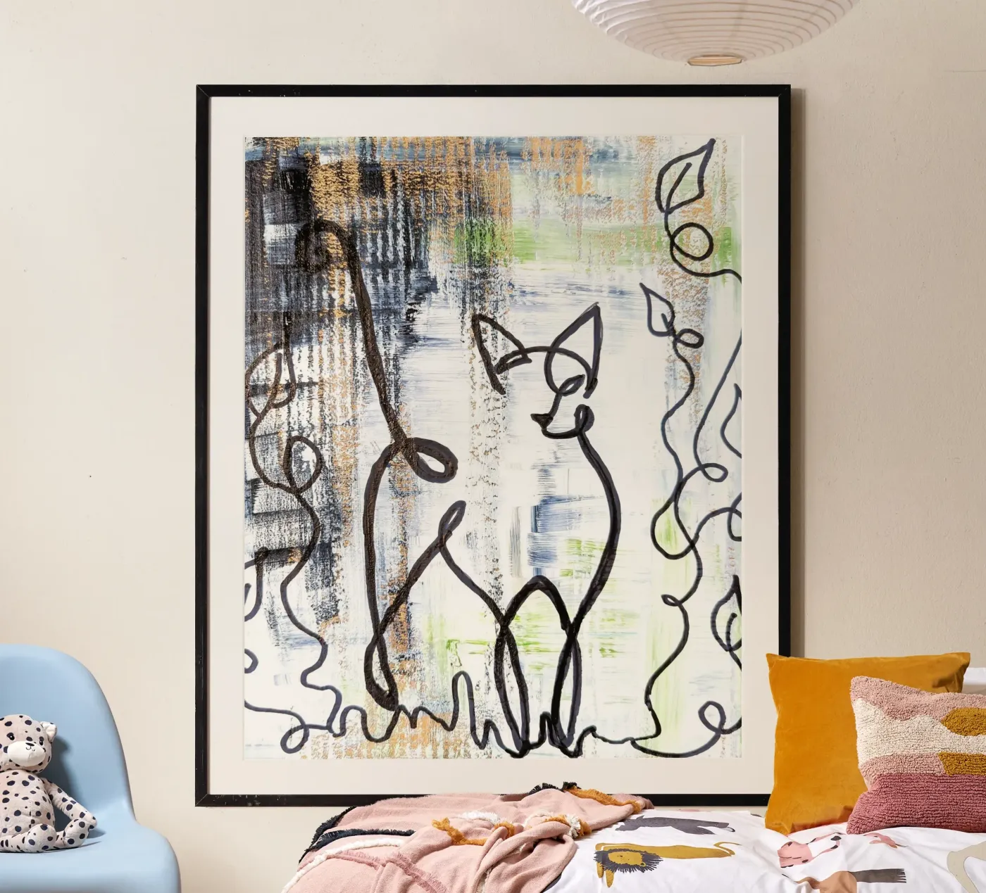 Katze 2 poster by sum2proveDesign