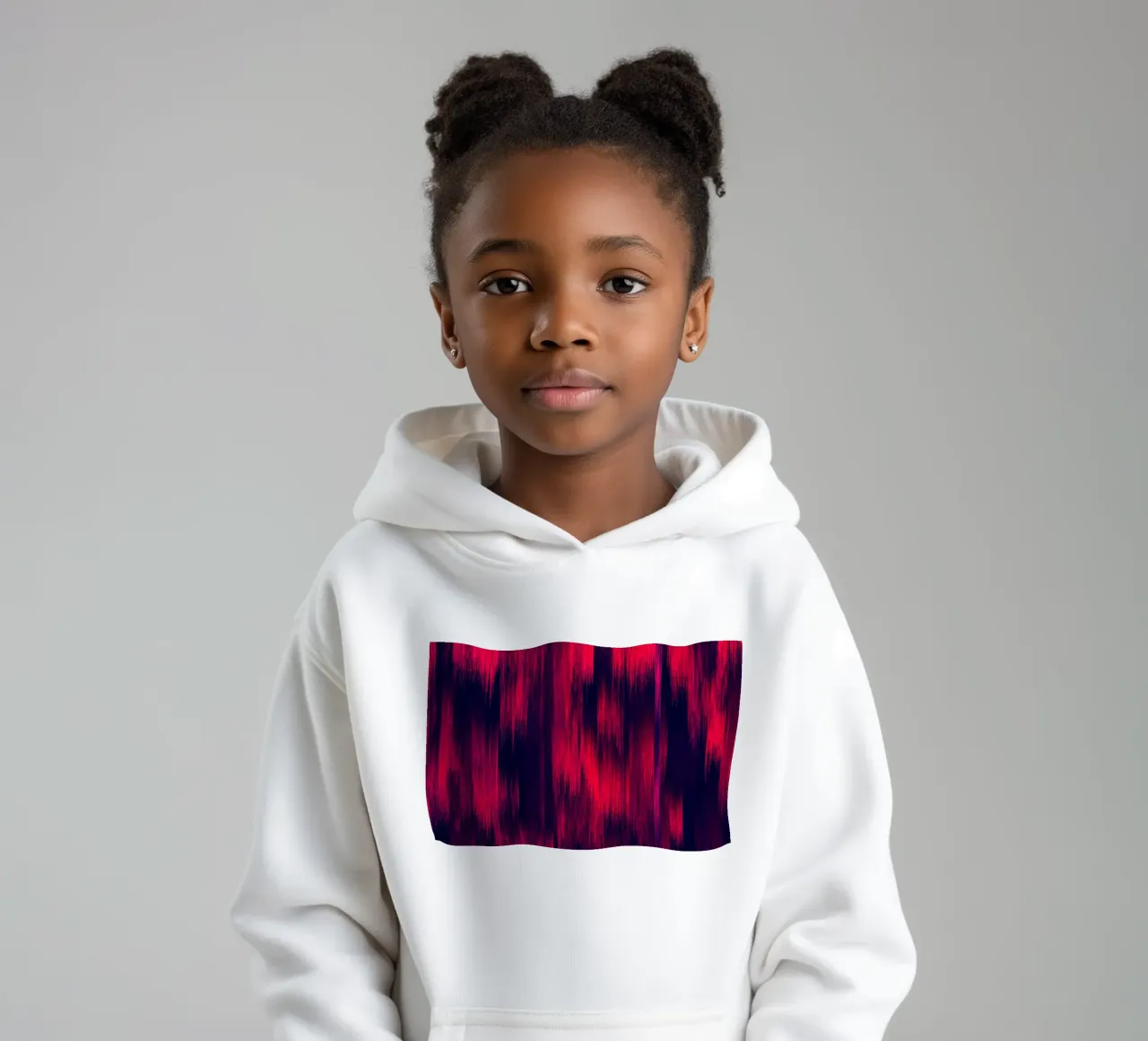 DYNAMIC - Glitch felpa bambino con cappuccio da Petra Lang