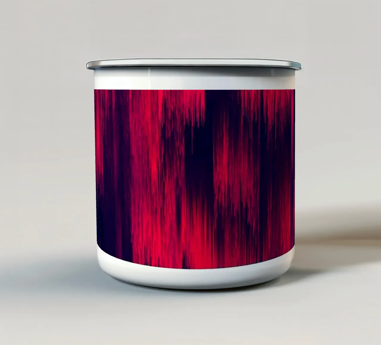 DYNAMIC - Glitch tazza in smalto da Petra Lang