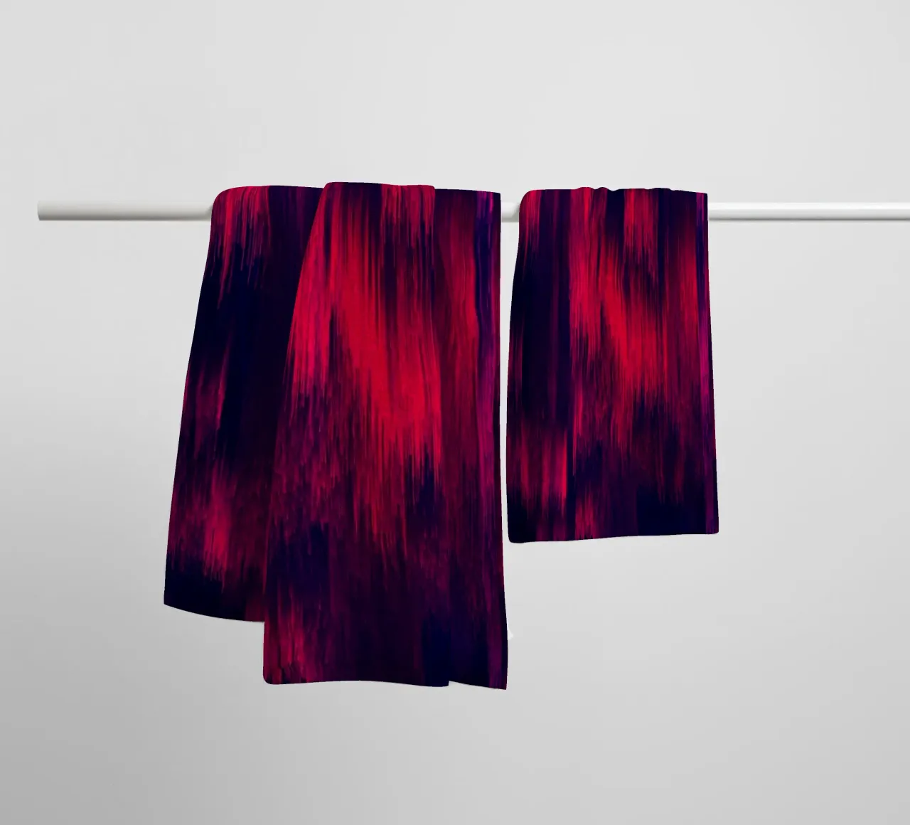 DYNAMIC - Glitch asciugamano da bagno da Petra Lang