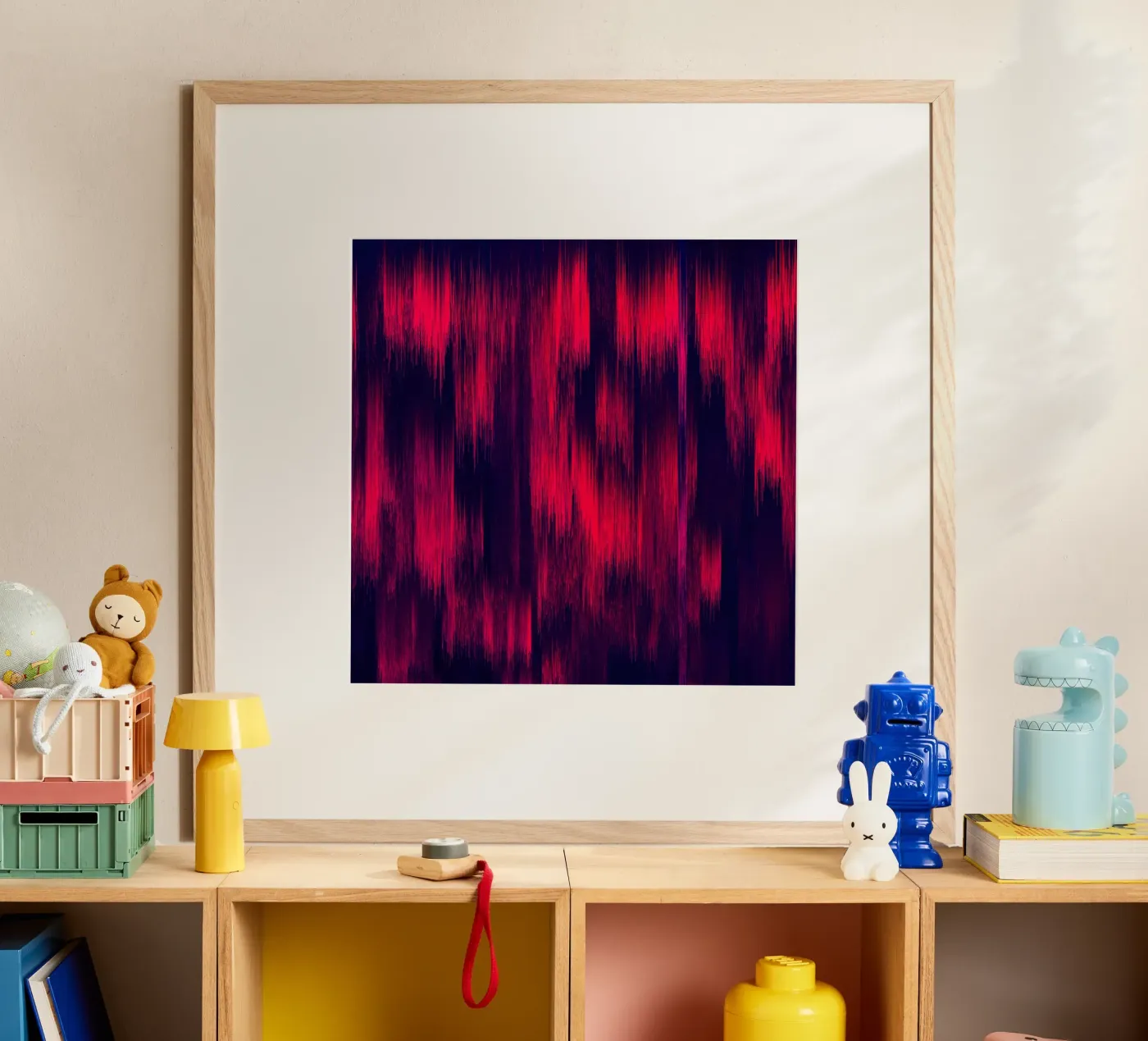 DYNAMIC - Glitch poster van Petra Lang
