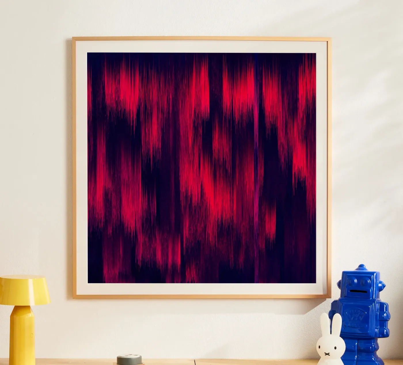 DYNAMIC - Glitch poster van Petra Lang