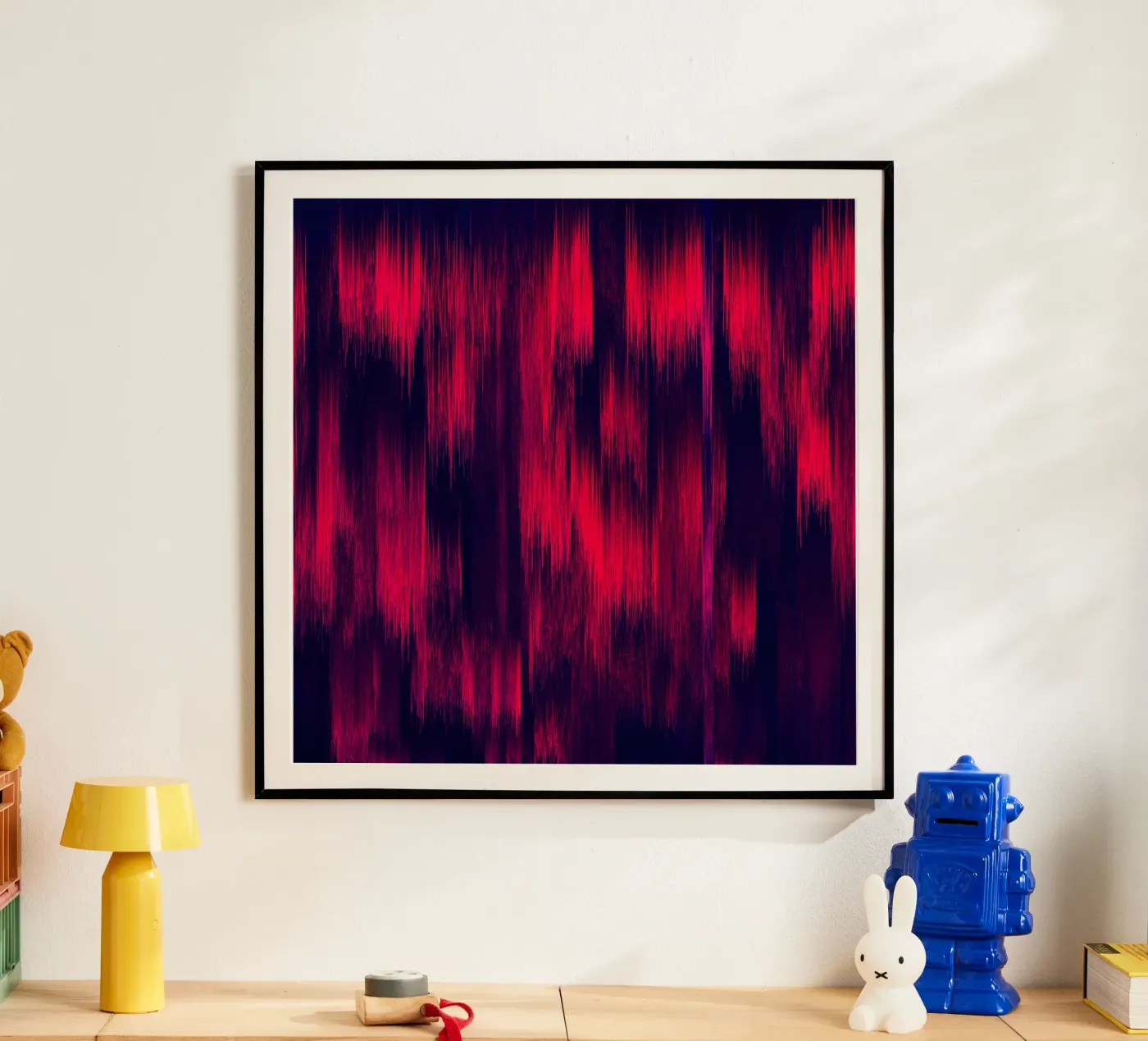 DYNAMIC - Glitch poster van Petra Lang