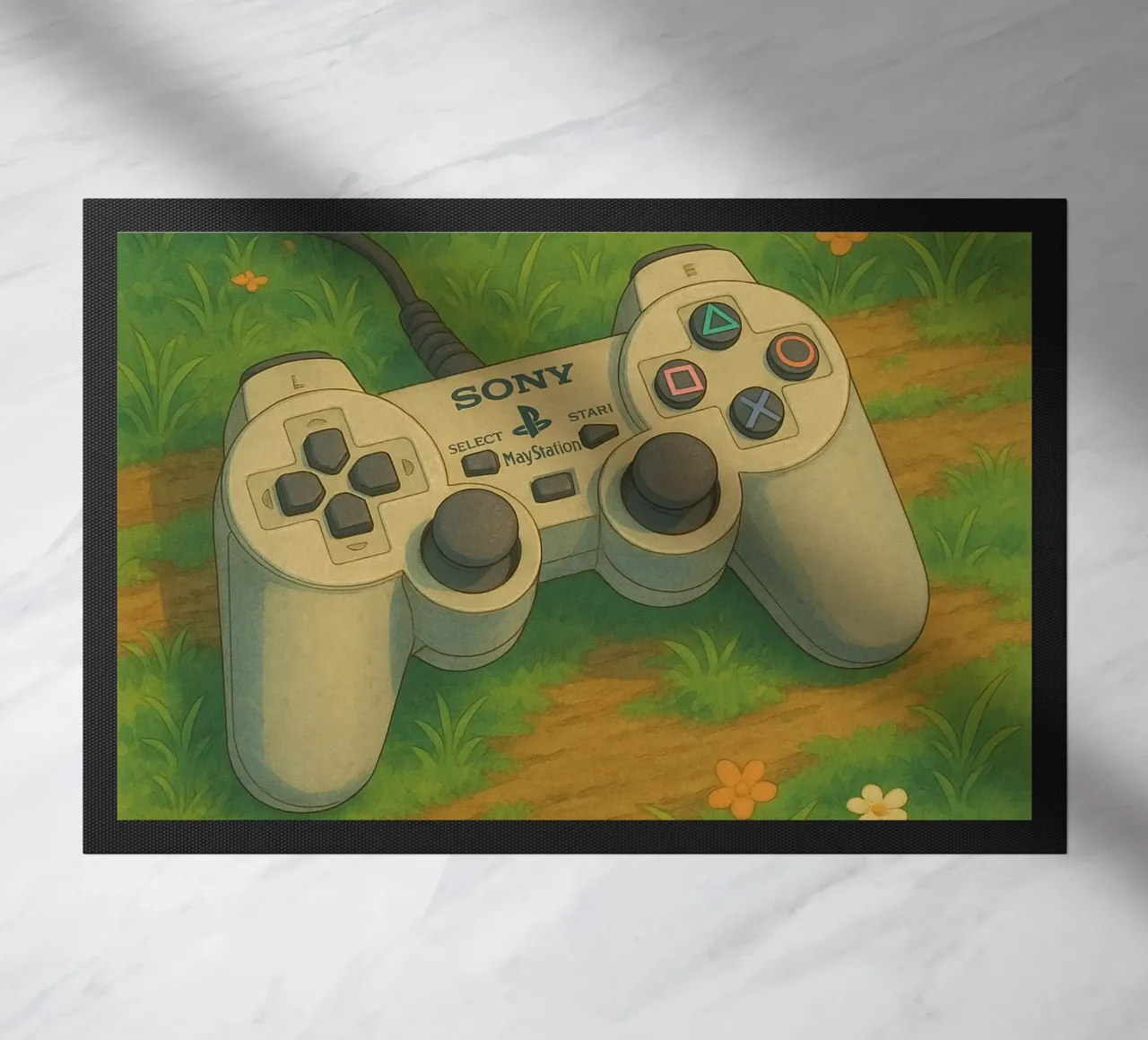 Joystick Playstation in stile cartoon zerbino da Motivate-Today