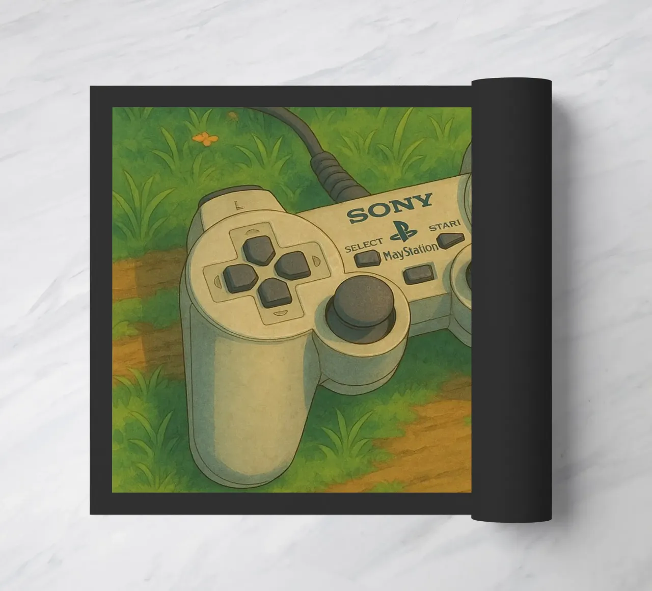 Joystick Playstation in stile cartoon zerbino da Motivate-Today