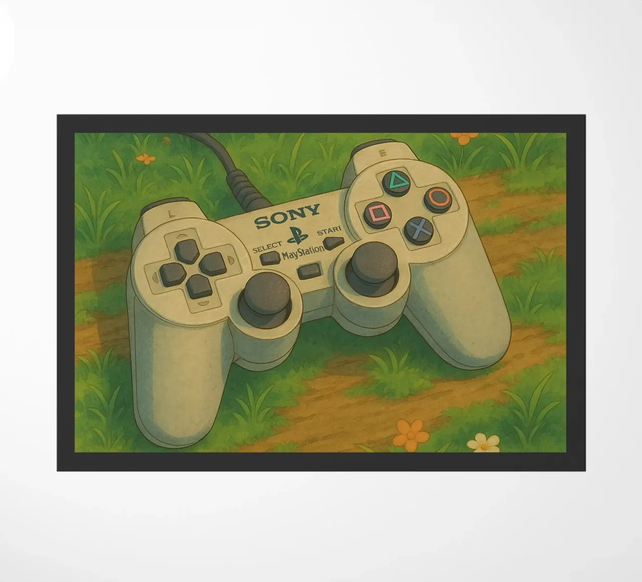 Joystick Playstation in stile cartoon zerbino da Motivate-Today
