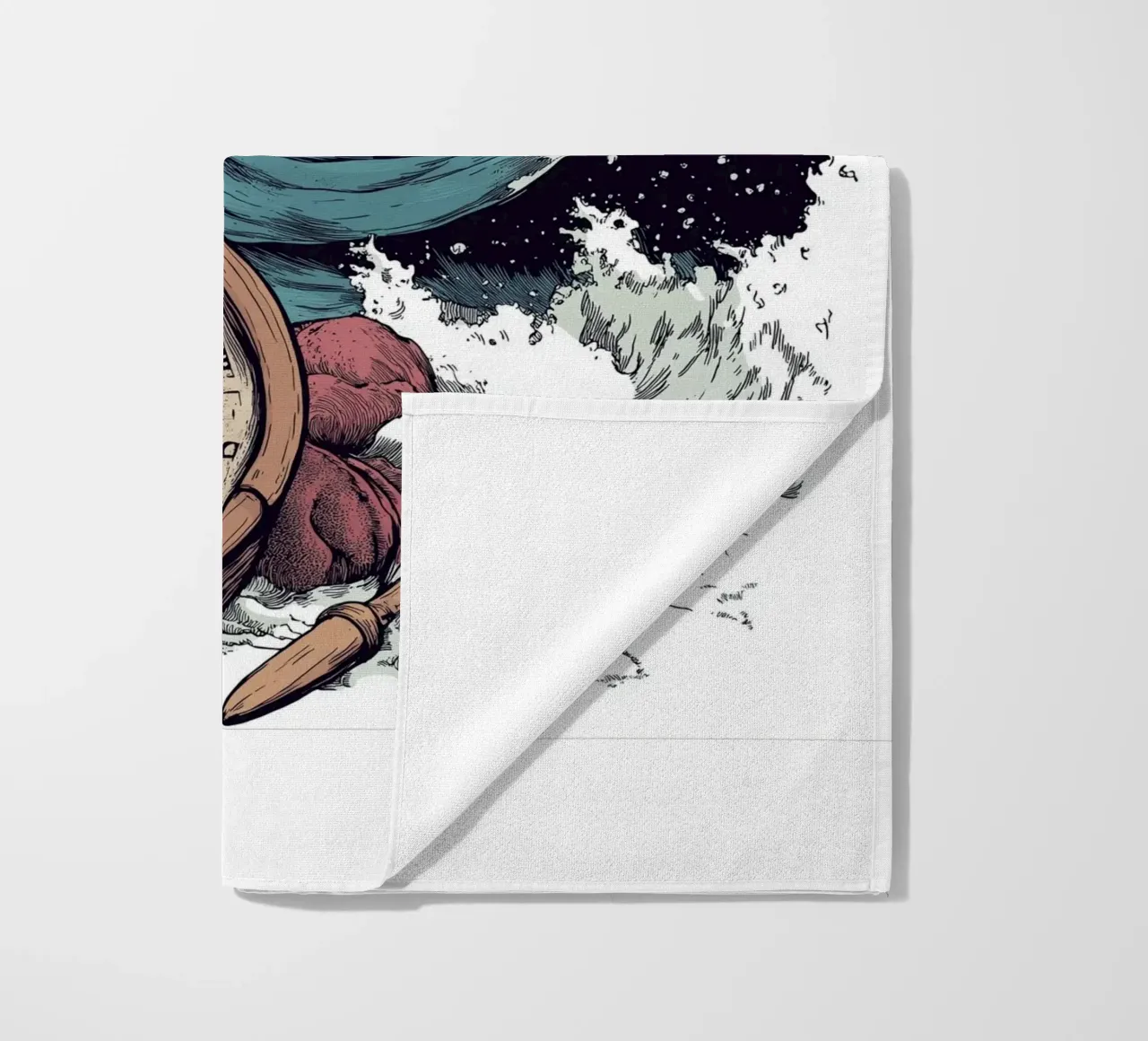 bussola e mare telo mare da Motivate-Today