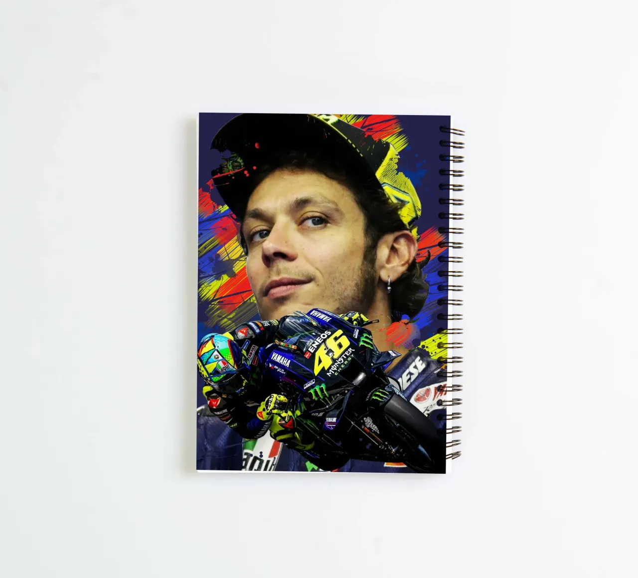 Valentino Rossi Motorrad GP Ringbuch von Lembayung art
