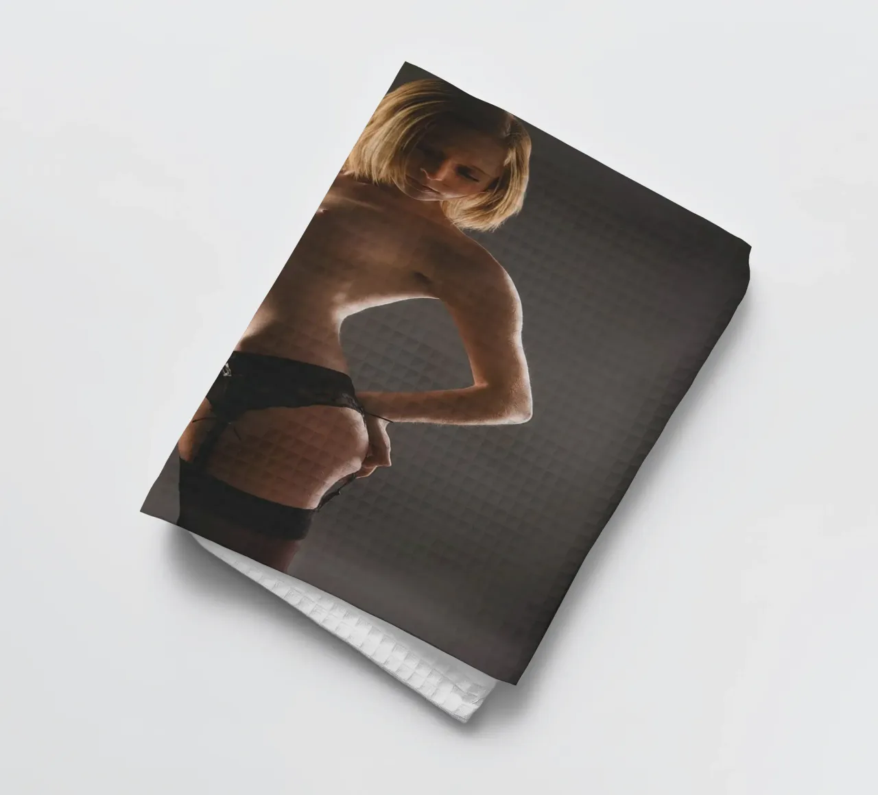 Lottie Topless canovaccio da cucina da Dave Hare Photography