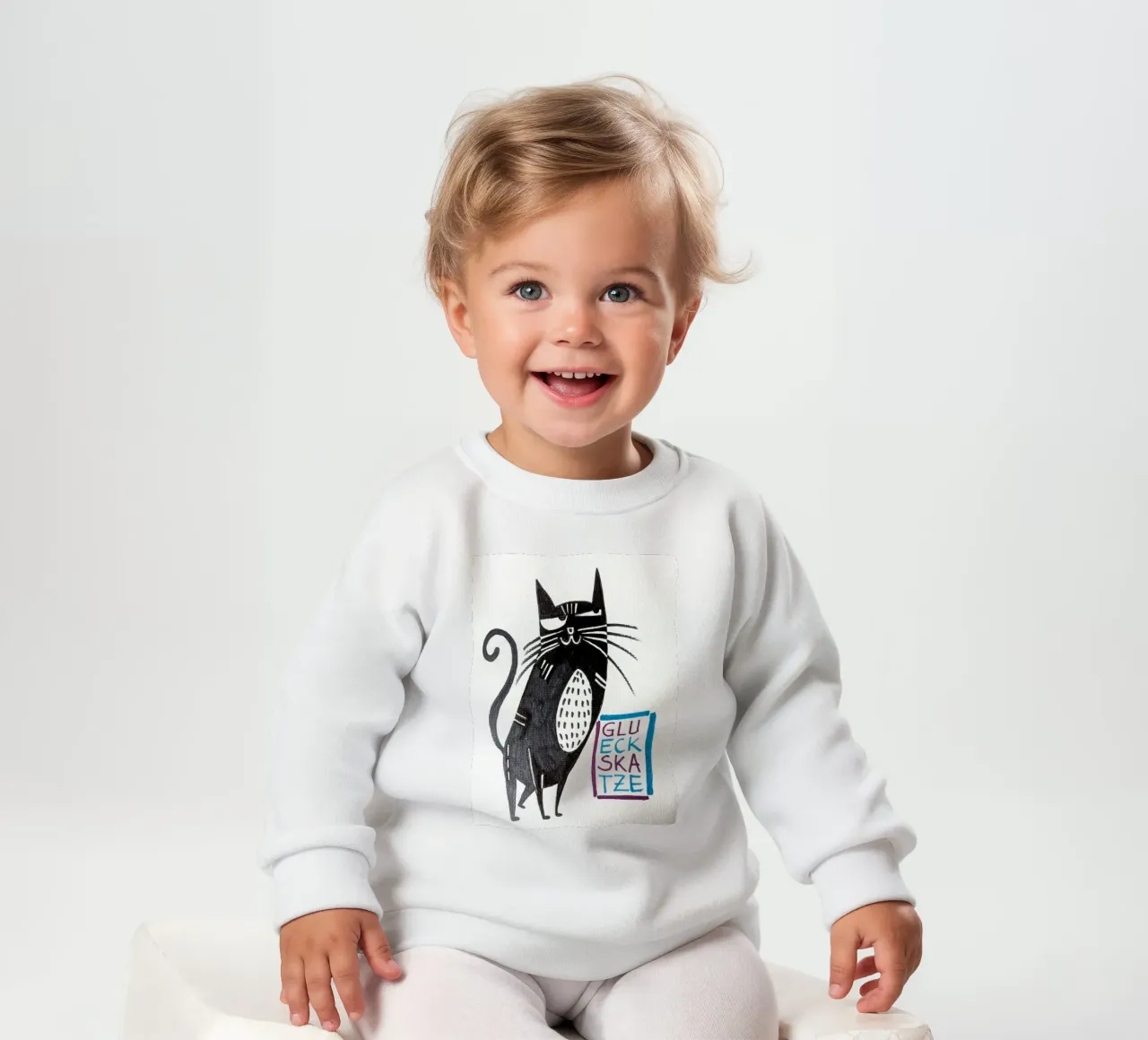 Glückskatze felpa neonato da sum2proveDesign