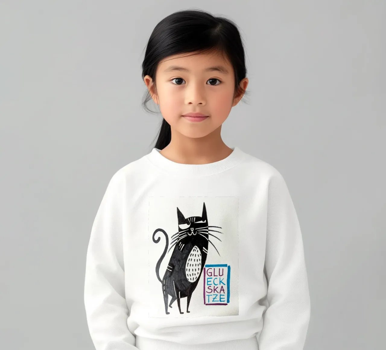 Glückskatze felpa bambino da sum2proveDesign