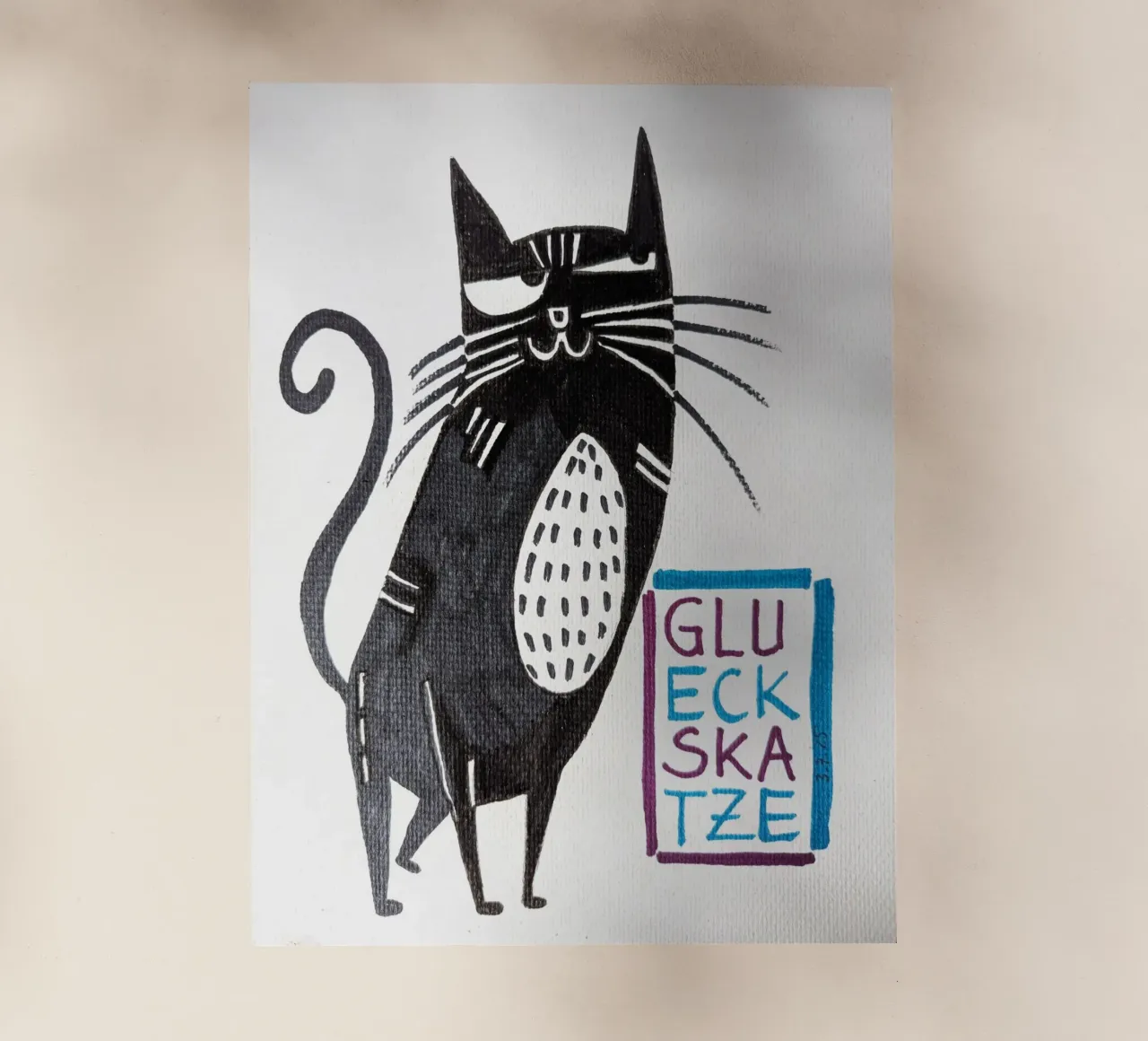 Glückskatze pellicola backlit da sum2proveDesign