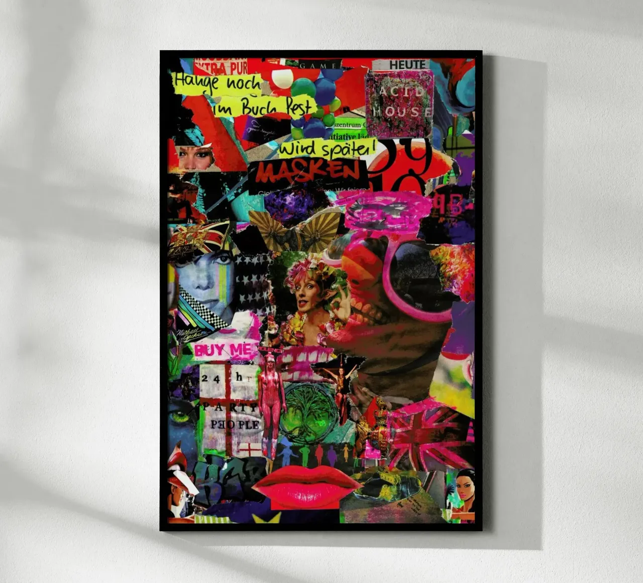 Maskerade, 2011 poster con telaio in legno da Gothans Papierwelten