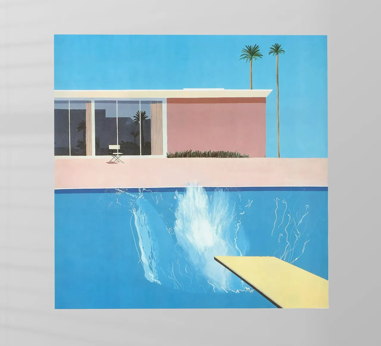 A Bigger Splash 1967 pellicola backlit da Ruthie-Talavera