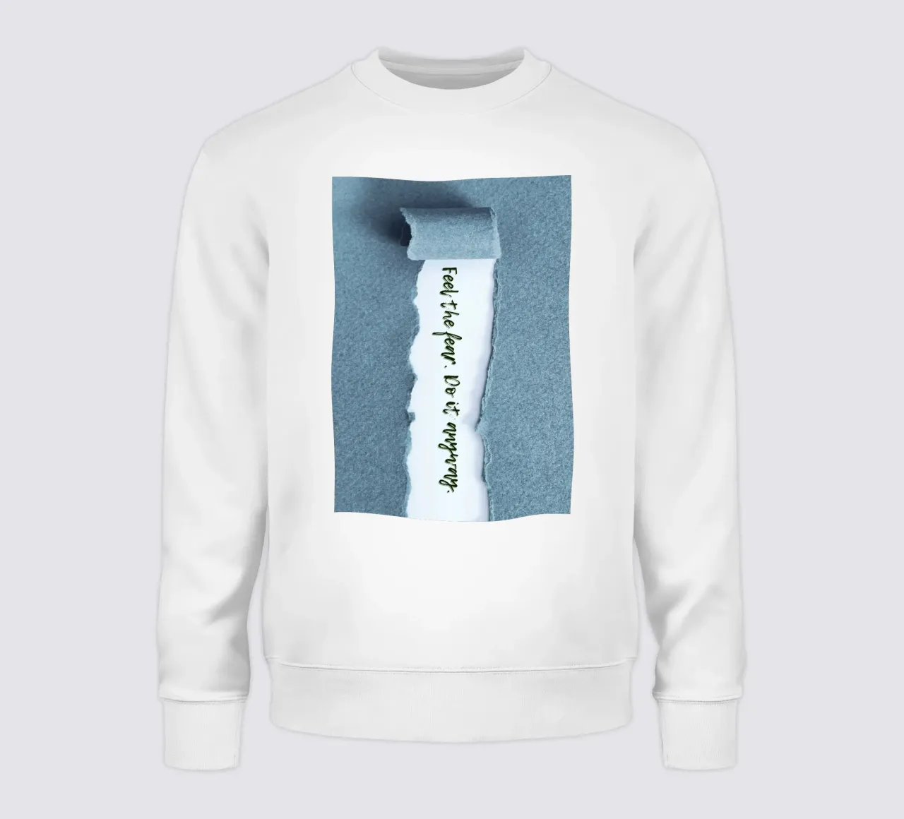 FEEL THE FEAR. DO IT ANYWAY. felpa da Einfach Uebel