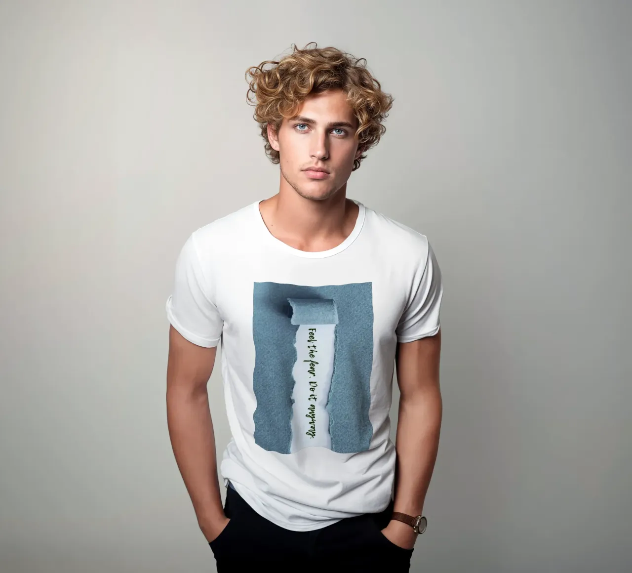 FEEL THE FEAR. DO IT ANYWAY. t-shirt da Einfach Uebel