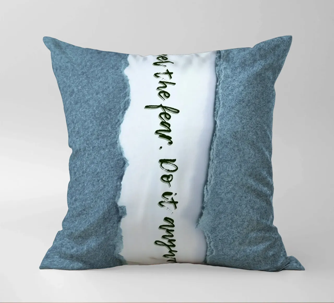 FEEL THE FEAR. DO IT ANYWAY. cuscino da Einfach Uebel