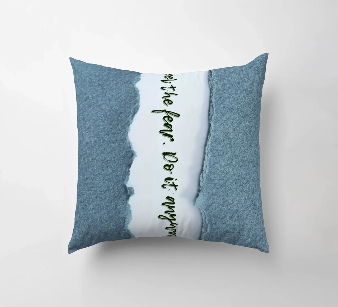 FEEL THE FEAR. DO IT ANYWAY. cuscino da Einfach Uebel