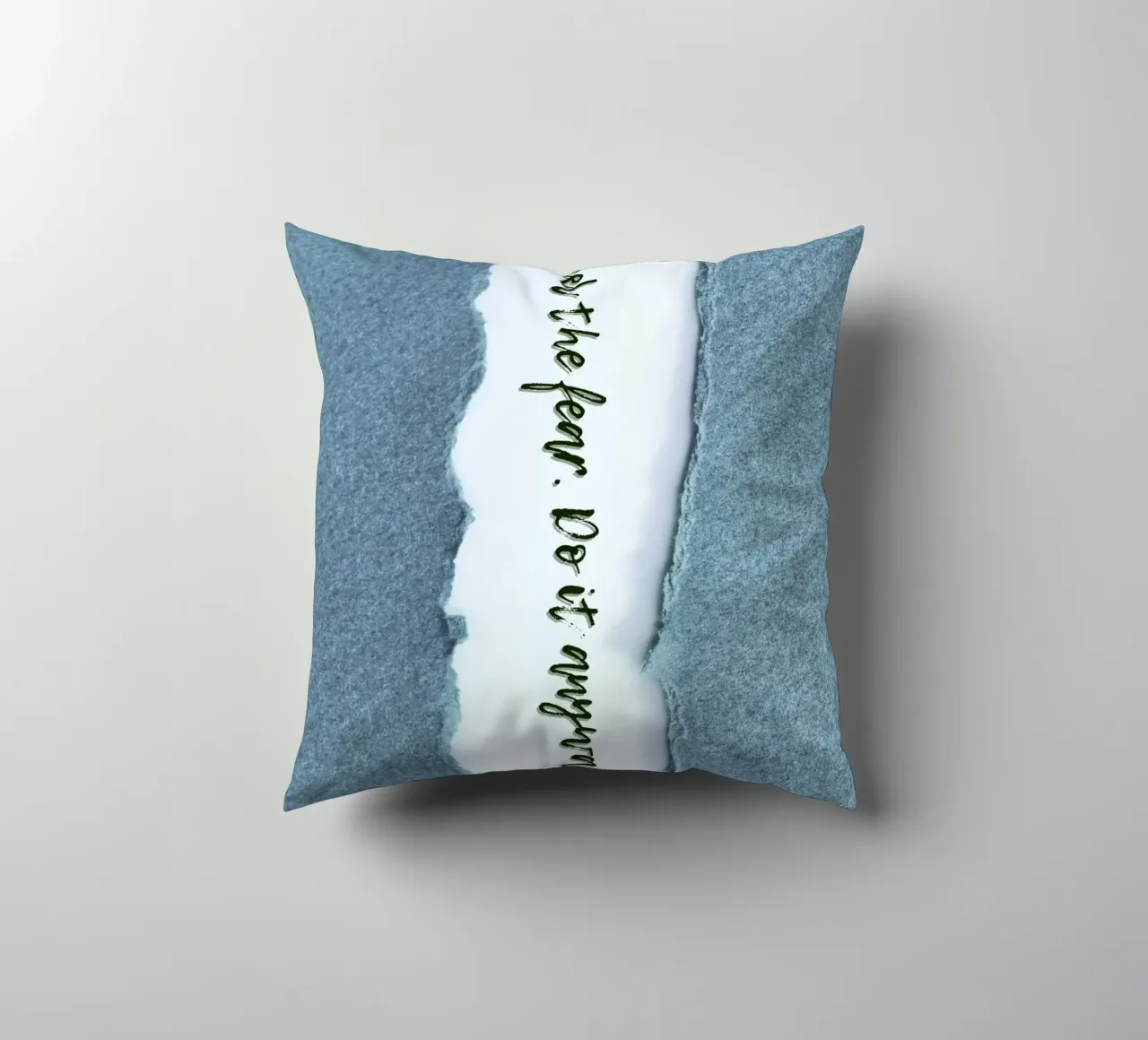 FEEL THE FEAR. DO IT ANYWAY. cuscino da Einfach Uebel