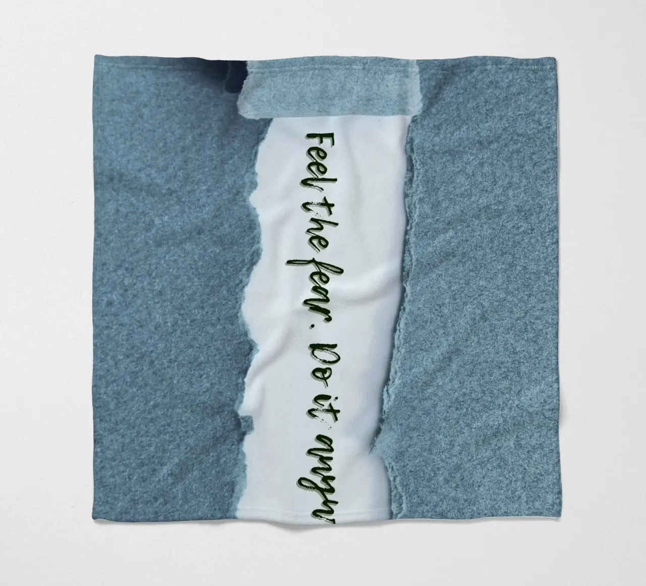 FEEL THE FEAR. DO IT ANYWAY. coperta in pile da Einfach Uebel