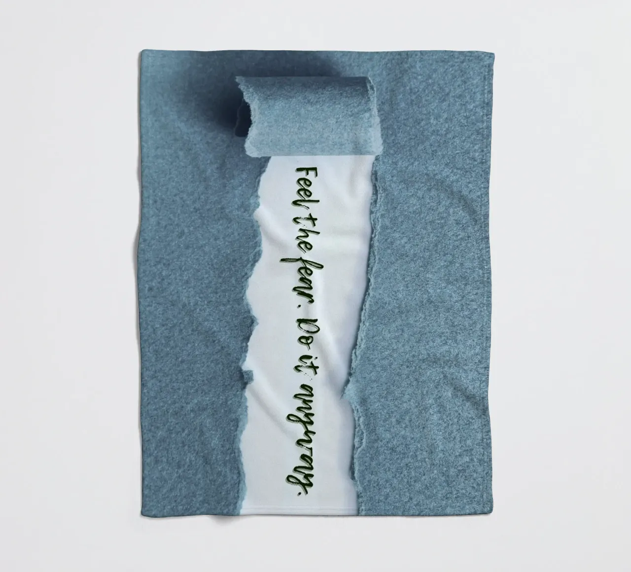 FEEL THE FEAR. DO IT ANYWAY. coperta in pile da Einfach Uebel