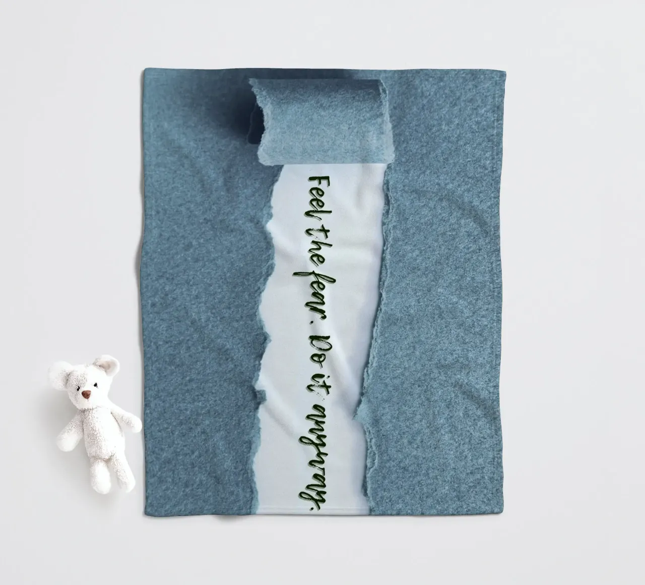 FEEL THE FEAR. DO IT ANYWAY. coperta in pile da Einfach Uebel
