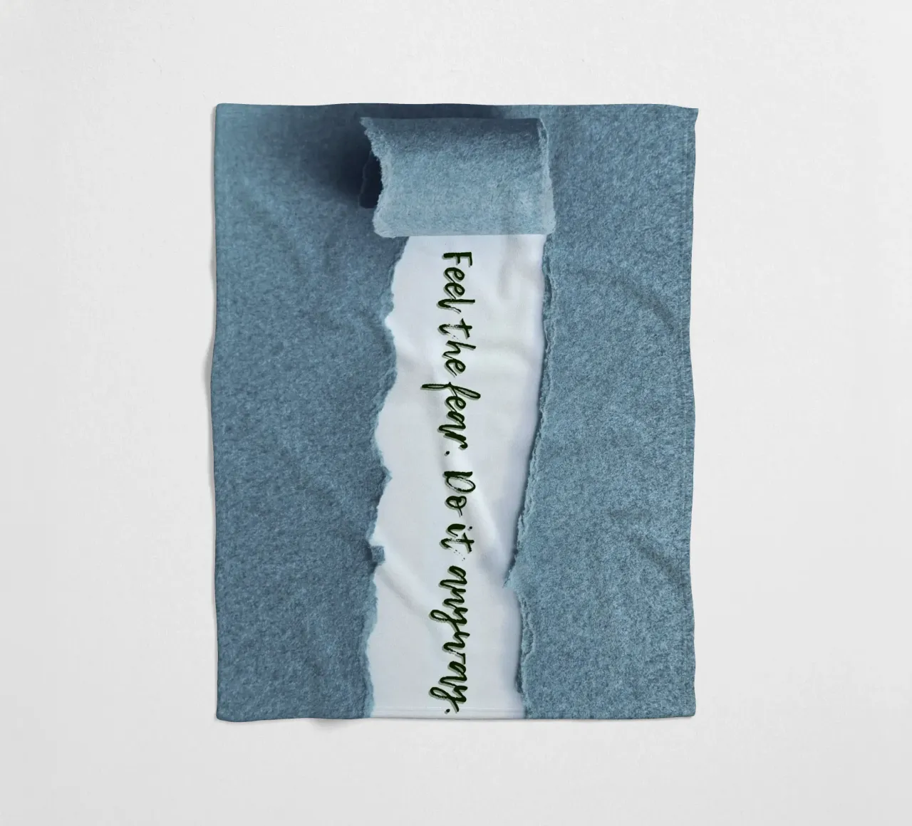 FEEL THE FEAR. DO IT ANYWAY. coperta in pile da Einfach Uebel