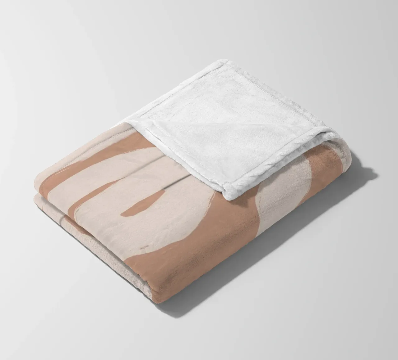 Striscia di carta astratta 05 coperta in pile da Little Dean